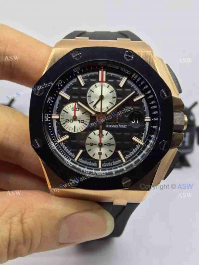 Swiss Audemars Piguet Royal Oak Offshore EARRICHELLO Replica Watch ROSE GOLD 